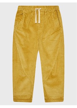 United Colors Of Benetton Spodnie materiałowe 4FJTCF01B Żółty Straight Fit ze sklepu MODIVO w kategorii Spodnie chłopięce - zdjęcie 168493657