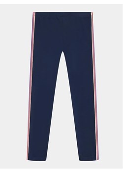United Colors Of Benetton Legginsy 3DKECF041 Granatowy Slim Fit ze sklepu MODIVO w kategorii Spodnie dziewczęce - zdjęcie 168498195