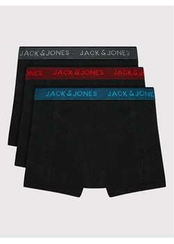 Jack&Jones Junior Komplet 3 par bokserek Waistband 12203513 Czarny ze sklepu MODIVO w kategorii Majtki dziecięce - zdjęcie 168499448