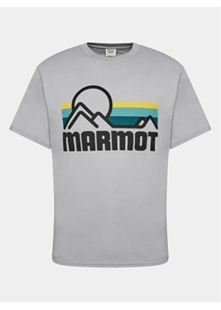 Marmot T-Shirt Coastal M14253 Szary Regular Fit ze sklepu MODIVO w kategorii T-shirty męskie - zdjęcie 168500378