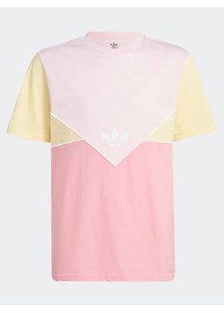 adidas T-Shirt Adicolor T-Shirt H60092 Różowy Regular Fit ze sklepu MODIVO w kategorii Bluzki dziewczęce - zdjęcie 168501409