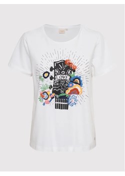 Cream T-Shirt CRSane 10611022 Biały Regular Fit ze sklepu MODIVO w kategorii Bluzki damskie - zdjęcie 168501475