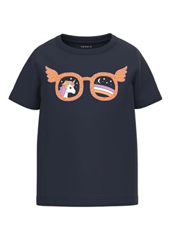 NAME IT T-Shirt 13213339 Granatowy Regular Fit ze sklepu MODIVO w kategorii Bluzki dziewczęce - zdjęcie 168503956