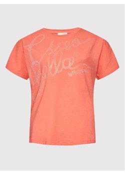 Fracomina T-Shirt FP22ST3004J401N5 Różowy Regular Fit ze sklepu MODIVO w kategorii Bluzki damskie - zdjęcie 168504037