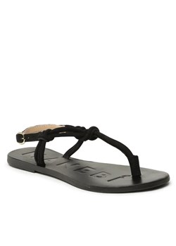 Manebi Sandały Suede Leather Sandals V 2.2 Y0 Czarny ze sklepu MODIVO w kategorii Sandały damskie - zdjęcie 168504179