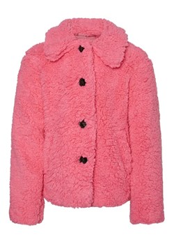Vero Moda Girl Kożuch Cooper Teddy 10271644 Różowy Regular Fit ze sklepu MODIVO w kategorii Kurtki dziewczęce - zdjęcie 168504268