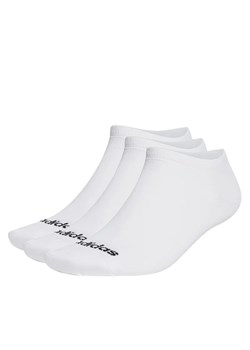 adidas Skarpety stopki unisex Thin Linear Low-Cut Socks 3 Pairs HT3447 Biały ze sklepu MODIVO w kategorii Skarpetki męskie - zdjęcie 168504698