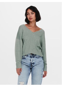 ONLY Sweter Rica 15224360 Zielony Regular Fit ze sklepu MODIVO w kategorii Swetry damskie - zdjęcie 168505346
