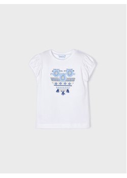 Mayoral T-Shirt 3058 Biały ze sklepu MODIVO w kategorii Bluzki dziewczęce - zdjęcie 168505396