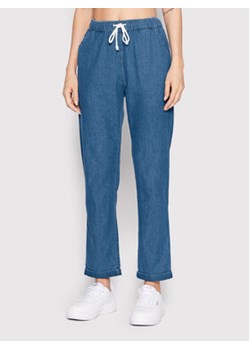Roxy Spodnie materiałowe Slow Swell ERJDP03278 Niebieski Regular Fit ze sklepu MODIVO w kategorii Spodnie damskie - zdjęcie 168505605