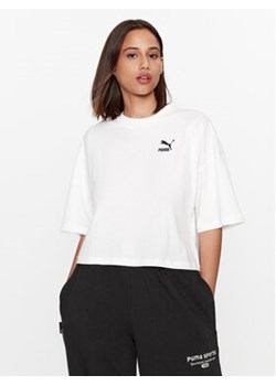 Puma T-Shirt Classics 621381 Biały Oversize ze sklepu MODIVO w kategorii Bluzki damskie - zdjęcie 168505788