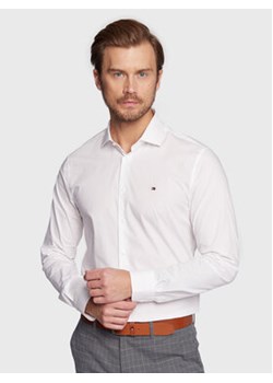 Tommy Hilfiger Koszula MW0MW25040 Biały Slim Fit ze sklepu MODIVO w kategorii Koszule męskie - zdjęcie 168505977
