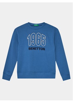 United Colors Of Benetton Bluza 3J68C10H1 Niebieski Regular Fit ze sklepu MODIVO w kategorii Bluzy chłopięce - zdjęcie 168506075