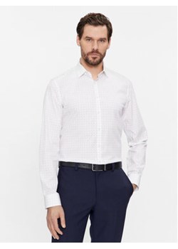 Calvin Klein Koszula K10K112091 Biały Slim Fit ze sklepu MODIVO w kategorii Koszule męskie - zdjęcie 168506249