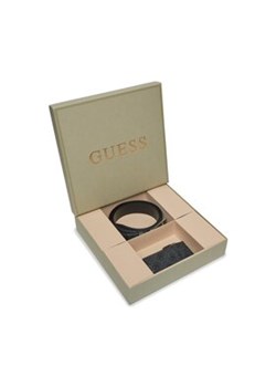 Guess Zestaw etui na karty i pasek Gift Box GFBOXM P3305 Czarny ze sklepu MODIVO w kategorii Etui - zdjęcie 168506269