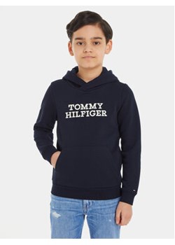 Tommy Hilfiger Bluza KB0KB08500 M Granatowy Regular Fit ze sklepu MODIVO w kategorii Bluzy chłopięce - zdjęcie 168506716