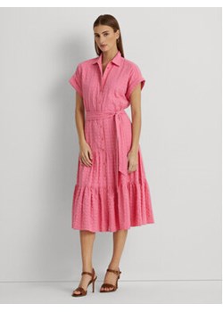 Lauren Ralph Lauren Sukienka codzienna 200903086001 Różowy Regular Fit ze sklepu MODIVO w kategorii Sukienki - zdjęcie 168506758