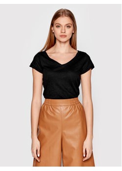 Sisley T-Shirt 3TNHL4007 Czarny Regular Fit ze sklepu MODIVO w kategorii Bluzki damskie - zdjęcie 168507376