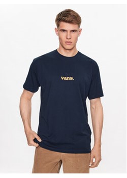 Vans T-Shirt Lower Corecase Ss Tee VN0008TK Granatowy Classic Fit ze sklepu MODIVO w kategorii T-shirty męskie - zdjęcie 168507469