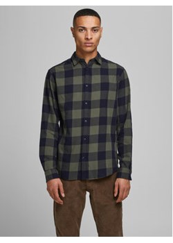 Jack&Jones Koszula 12181602 Zielony Slim Fit ze sklepu MODIVO w kategorii Koszule męskie - zdjęcie 168507546