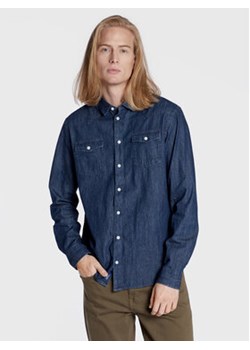 Blend Koszula jeansowa Bhnantes 20713192 Granatowy Regular Fit ze sklepu MODIVO w kategorii Koszule męskie - zdjęcie 168507618