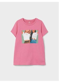 NAME IT T-Shirt 13205609 Różowy Regular Fit ze sklepu MODIVO w kategorii Bluzki dziewczęce - zdjęcie 168507776