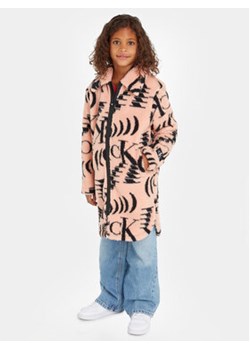 Calvin Klein Jeans Płaszcz przejściowy Monogram IG0IG02055 Różowy Regular Fit ze sklepu MODIVO w kategorii Płaszcze dziewczęce - zdjęcie 168508056