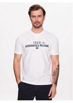 Aeronautica Militare T-Shirt 231TS2099J584 Biały Regular Fit ze sklepu MODIVO w kategorii T-shirty męskie - zdjęcie 168508115
