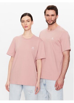Converse T-Shirt Unisex Go-To Embroidered Star Chevron 10023876-A13 Różowy Regular Fit ze sklepu MODIVO w kategorii Bluzki damskie - zdjęcie 168508135
