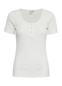 ICHI Bluzka 20115914 Biały Slim Fit ze sklepu MODIVO w kategorii Bluzki damskie - zdjęcie 168508167