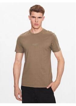 Guess T-Shirt M2YI72 I3Z14 Brązowy Slim Fit ze sklepu MODIVO w kategorii T-shirty męskie - zdjęcie 168508176