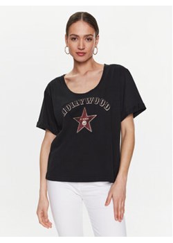 Pinko T-Shirt Moderno 100980 A0TJ Czarny Regular Fit ze sklepu MODIVO w kategorii Bluzki damskie - zdjęcie 168508427