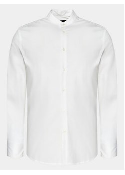 Sisley Koszula 5CNXSQ032 Biały Slim Fit ze sklepu MODIVO w kategorii Koszule męskie - zdjęcie 168508478
