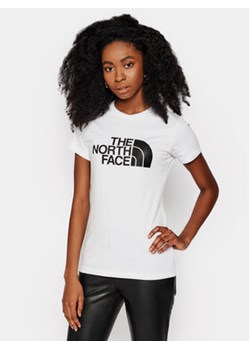 The North Face T-Shirt Easy Tee NF0A4T1Q Biały Slim Fit ze sklepu MODIVO w kategorii Bluzki damskie - zdjęcie 168508548