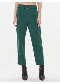 Boss Spodnie materiałowe Tapiah 50490037 Zielony Regular Fit ze sklepu MODIVO w kategorii Spodnie damskie - zdjęcie 168508806