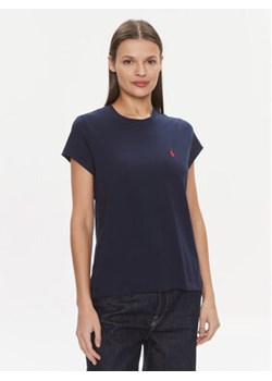 Polo Ralph Lauren T-Shirt 211898698006 Granatowy Regular Fit ze sklepu MODIVO w kategorii Bluzki damskie - zdjęcie 168508868