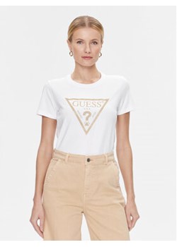 Guess T-Shirt W4RI69 J1314 Biały Regular Fit ze sklepu MODIVO w kategorii Bluzki damskie - zdjęcie 168508876