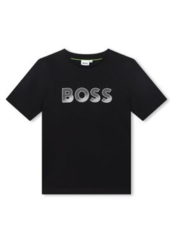 Boss T-Shirt J25O03 S Czarny Regular Fit ze sklepu MODIVO w kategorii T-shirty chłopięce - zdjęcie 168508958