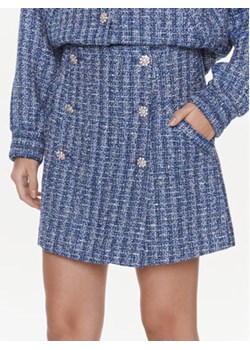 Custommade Spódnica mini Rachelle 999830902 Niebieski Regular Fit ze sklepu MODIVO w kategorii Spódnice - zdjęcie 168508967