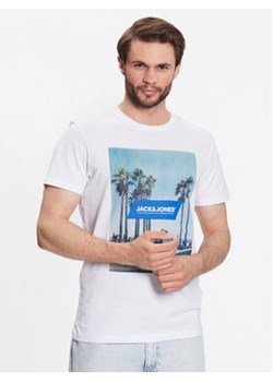 Jack&Jones T-Shirt Gem 12221007 Biały Regular Fit ze sklepu MODIVO w kategorii T-shirty męskie - zdjęcie 168509606