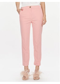 Marella Chinosy Matteo 2413781014 Różowy Slim Fit ze sklepu MODIVO w kategorii Spodnie damskie - zdjęcie 168509795