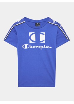 Champion T-Shirt 306326 Niebieski Regular Fit ze sklepu MODIVO w kategorii T-shirty chłopięce - zdjęcie 168509989
