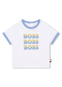 Boss T-Shirt J05A07 S Biały Regular Fit ze sklepu MODIVO w kategorii T-shirty chłopięce - zdjęcie 168510069