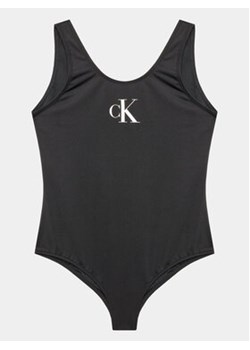 Calvin Klein Swimwear Strój kąpielowy KY0KY00033 Czarny ze sklepu MODIVO w kategorii Stroje kąpielowe - zdjęcie 168510109
