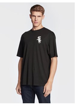 New Era T-Shirt Chicago White Sox League Essential 60284724 Czarny Relaxed Fit ze sklepu MODIVO w kategorii T-shirty męskie - zdjęcie 168510135