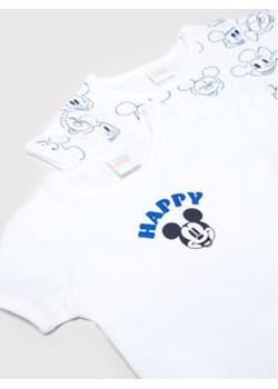 OVS Komplet 2 par body dziecięcych DISNEY 1435548 Biały Regular Fit ze sklepu MODIVO w kategorii Body niemowlęce - zdjęcie 168510149