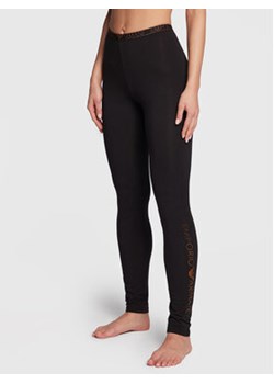 Emporio Armani Underwear Legginsy 164568 2F225 00020 Czarny Slim Fit ze sklepu MODIVO w kategorii Spodnie damskie - zdjęcie 168510227