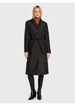 Trussardi Płaszcz przejściowy 56S00787 Czarny Regular Fit ze sklepu MODIVO w kategorii Płaszcze damskie - zdjęcie 168510266