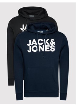 Jack&Jones Komplet 2 bluz Corp 12191761 Kolorowy Regular Fit ze sklepu MODIVO w kategorii Bluzy męskie - zdjęcie 168510349