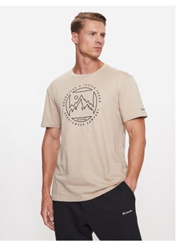 Columbia T-Shirt M Rapid Ridge™ Graphic Tee Brązowy Regular Fit ze sklepu MODIVO w kategorii T-shirty męskie - zdjęcie 168510457